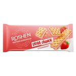 Вафлi Рошен Wafers Sandwich Crunch полуниця 142г Акція