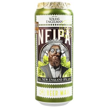 Пиво Volfas Engelman Neipa светлое 5% 0,5л - купить, цены на Чудо Маркет - фото 1