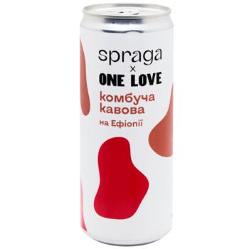 Комбуча One Love х Spraga кофейная 0,33л