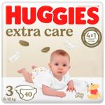 Підгузки Huggies Extra Care 3 6-10кг 40шт