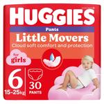 Підгузки-трусики Huggies Pants 6 Jumbo 15-25кг для дівчаток 30шт