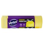 Пакети для сміття Vortex із затяжками 35л 15шт