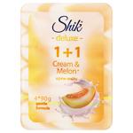Shik Deluxe Cream and Melon Solid Soap 4pcs*90g