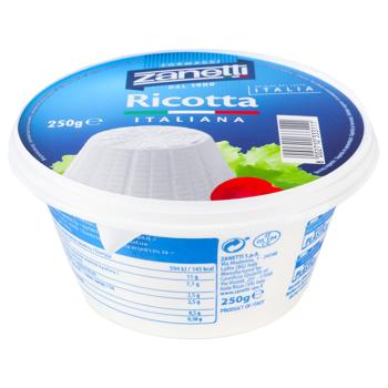 Zanetti Ricotta Cheese 40% 250g - buy, prices for ULTRAMARKET - photo 1