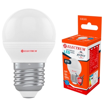 Electrum Bulb LED Sphere D45 8W PA LB-32 Е27 4000 A-LB-1431 - buy, prices for MegaMarket - photo 2