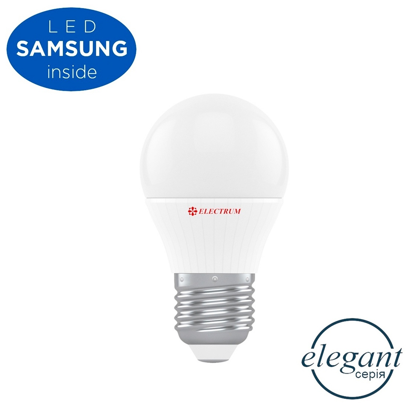 

Лампа Electrum светодиодная сфера D45 6W PA LB-33 Elegant Е27 4000 A-LB-0751