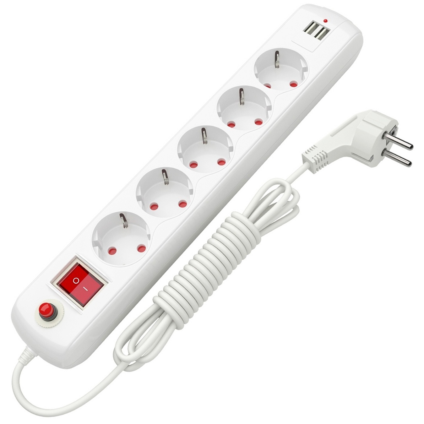 

Удлинитель Electrum PP SB-5ES / U2.P 1,5м с выключателем заземления C-ES-1879