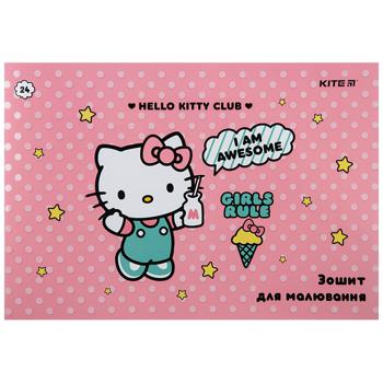 Зошит для малювання Kite Hello Kitty А4 24 аркуші - купити, ціни на - фото 6