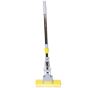 Babado Mop Sponge 27cm With Double Wringer Telescopic Handle 110cm - buy, prices for - photo 1