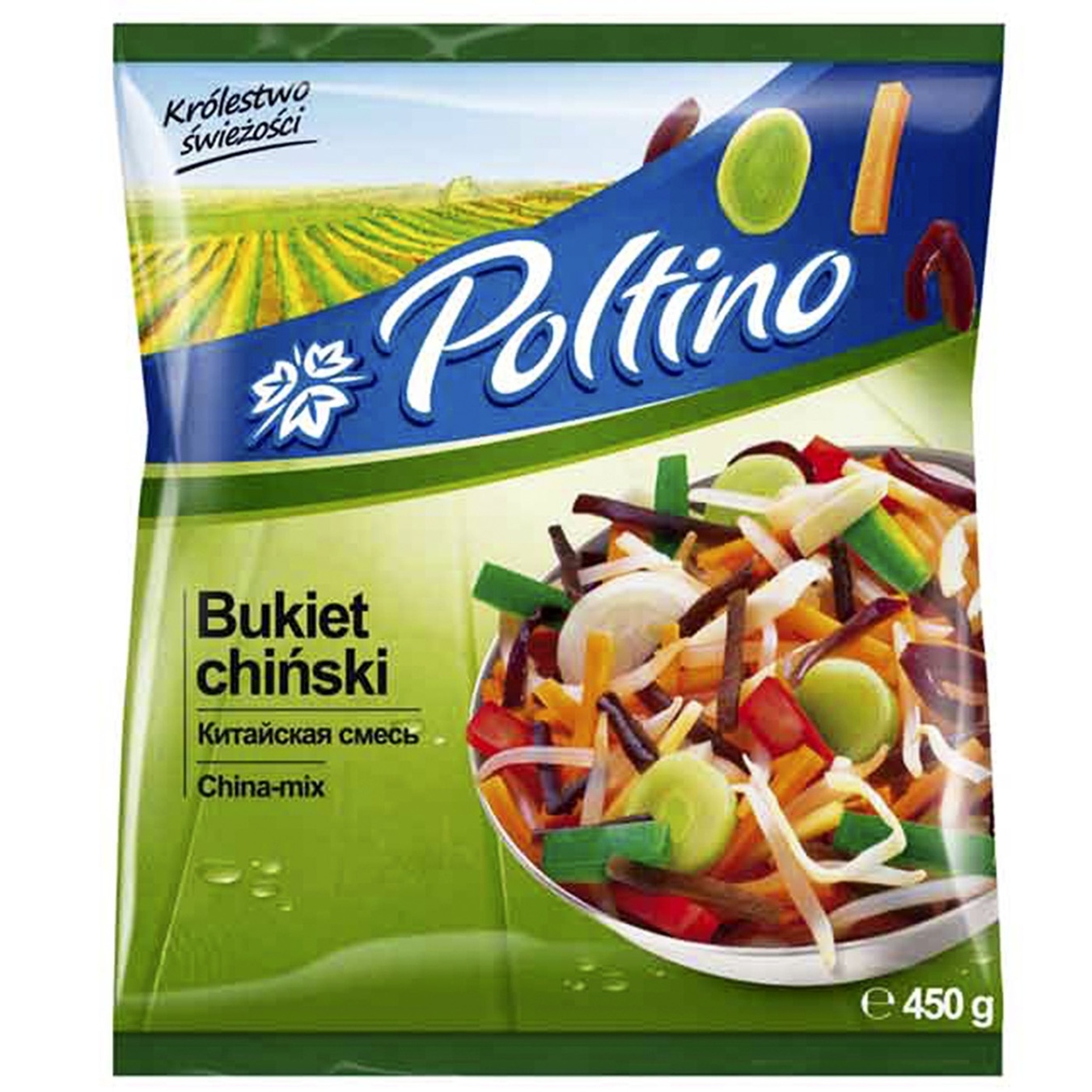 

Смесь овощная Poltino Китайская быстрозамороженная 450г