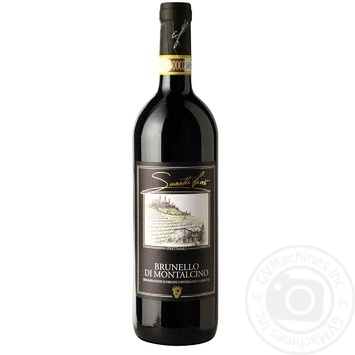 Вино Sassatti Livio Brunello di Montalcino червоне сухе 14% 0,75л - купити, ціни на МегаМаркет - фото 1