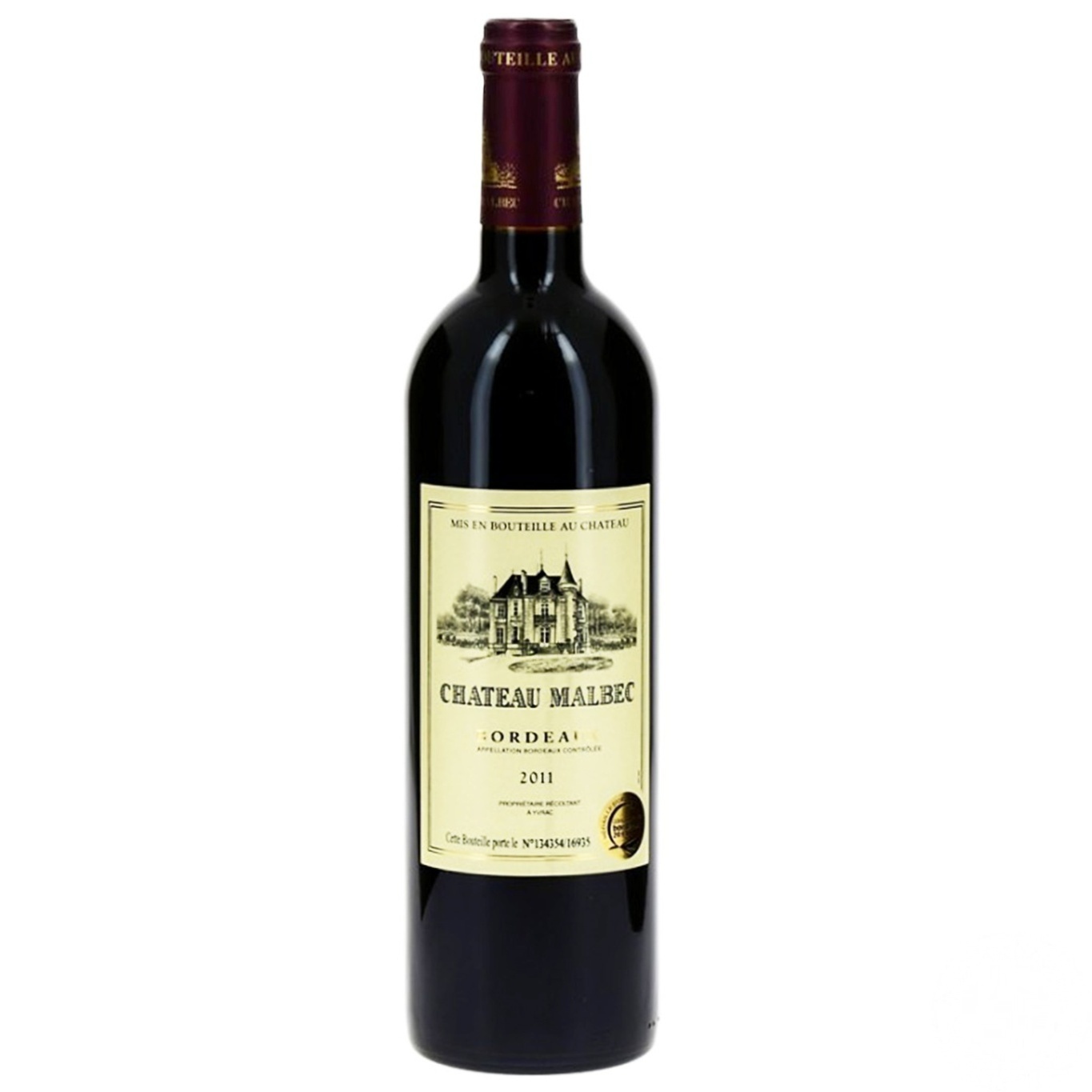 

Вино Chateau Malbec красное сухое 13.5% 0.75л