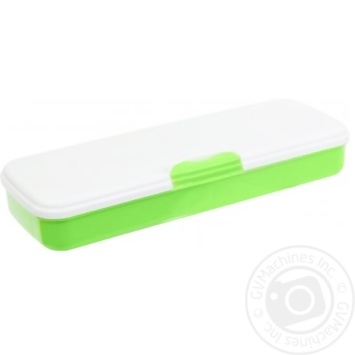 Cool For School Green Plastic Pencil Case With Fastener - buy, prices for MegaMarket - photo 1