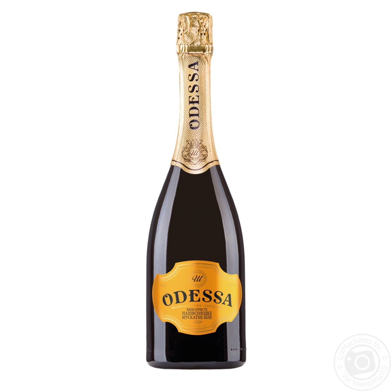 

Вино игристое Odessa полусладкое мускатное белое 12,5% 0,75л