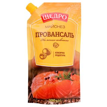 Майонез Щедро Провансаль 67% 300г