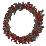 Coniferous Wreath with Berries 40cm