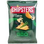 Чипсы картофельные Chipsters со вкусом Сыр и лук волнистые 120г