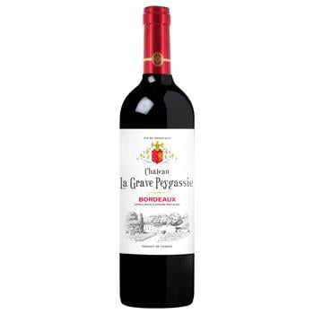 GVG Chateau La Grave Peygassie Red Dry Wine 13.5% 0.75l - buy, prices for Tavria V - photo 1