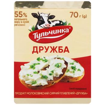 Tulchynka Druzhba Processed Cheese Product 55% 90g - buy, prices for Chudo Market - photo 3