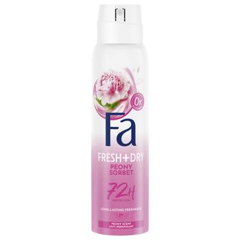 Fa Fresh&Dry Peony Sorbet Spray Antiperspirant 150ml