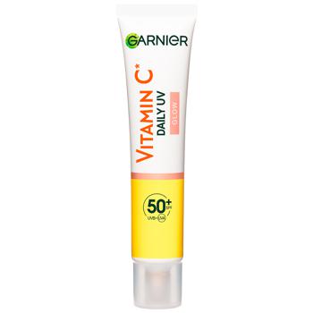 Солнцезащитный дневной флюид Garnier Skin Naturals с витамином C SPF50+ 50мл - купить, цены на - фото 2