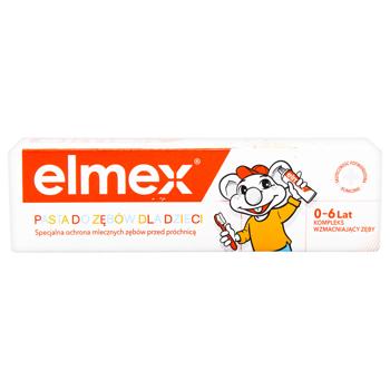 Зубная паста Elmex детская от 0 до 6 лет 50мл