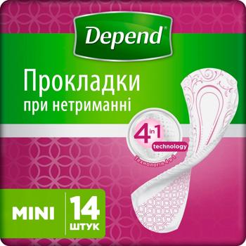 Прокладки урологические Depend Comfort-Protect Mini 14шт - купить, цены на За Раз - фото 2