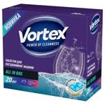 Таблетки для посудомийних машин Vortex All in One 20шт