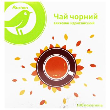 Auchan Black Tea 1.5g*100pcs - buy, prices for - photo 2