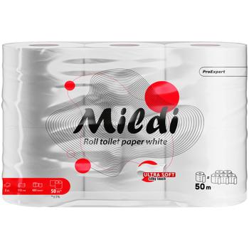 Туалетний папір Mildi Pro Expert 2-шаровий 6шт