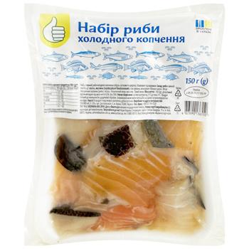 Auchan Cold Smoked Fish Set 150g - buy, prices for Auchan - photo 1