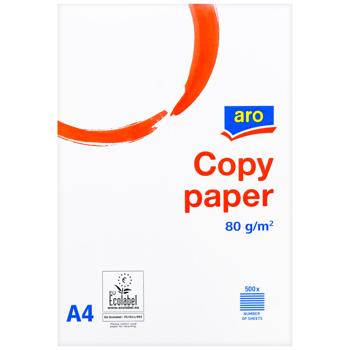 Папір офісний Aro білий А4 500шт (замовлення до 15шт)