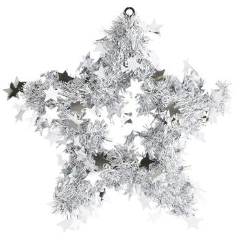 Зірка Actuel з мішури 32см в асортименті - купити, ціни на - фото 2