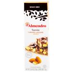 El Almendro Almond-Caramel Crispy Turron with Sesame Seeds 75g