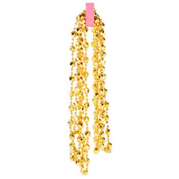 Bona Di Plastic Figured Beads 10mm x 2.7m Bright Gold - buy, prices for - photo 1