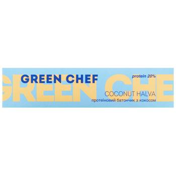 Батончик протеиновый Green Chef Coconut Halva с кокосом 40г - купить, цены на - фото 2