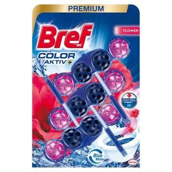 Bref Color Activ Flower FreshnessToilet Block 50g*3pcs - buy, prices for NOVUS - photo 1