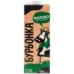 Молоко Бурьонка ультрапастеризованное 2,5% 1л