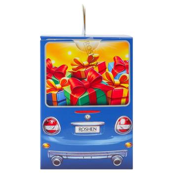 Набір солодощів новорічний Roshen Автомобіль Санти 330г - купити, ціни на Ідеал - фото 5