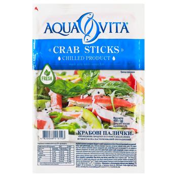 Aqua Vita Chilled Crab Sticks 400g - buy, prices for ULTRAMARKET - photo 1
