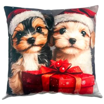 Pet Fun декоративна подушка для собак та власників 45х45 см - різнокольоровий - купити, ціни на MasterZoo - фото 1