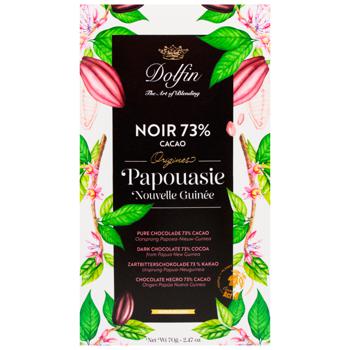 Dolfin Papua New Guinea Dark Chocolate 68% 70g - buy, prices for WINETIME - photo 1