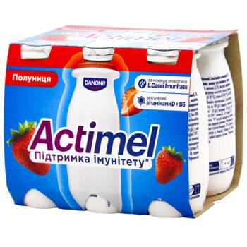 Продукт кисломолочный Actimel Клубника 1,4% 100г - купить, цены на NOVUS - фото 5
