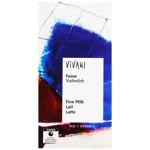 Шоколад Vivani молочний органічний 80г