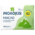 Масло Молокия Бутербродное 62% 180г