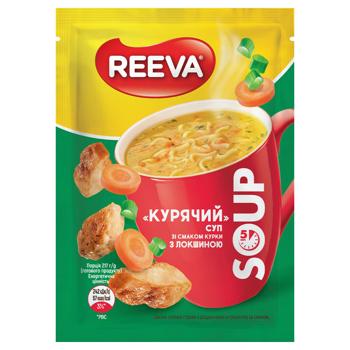 Суп Reeva со вкусом курицы с лапшой 17г - купить, цены на NOVUS - фото 1