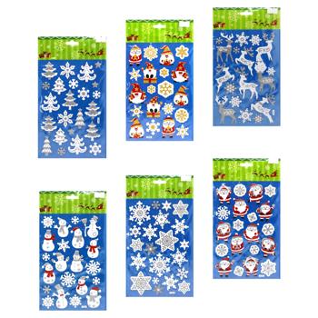 Angel Gifts Christmas Window Stickers in Assortment - buy, prices for MegaMarket - photo 1