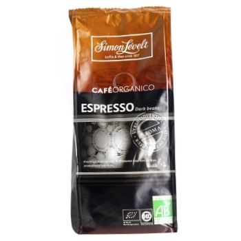 Simon Levelt Espresso Dark Organic Coffee Beans 250g - buy, prices for MegaMarket - photo 1