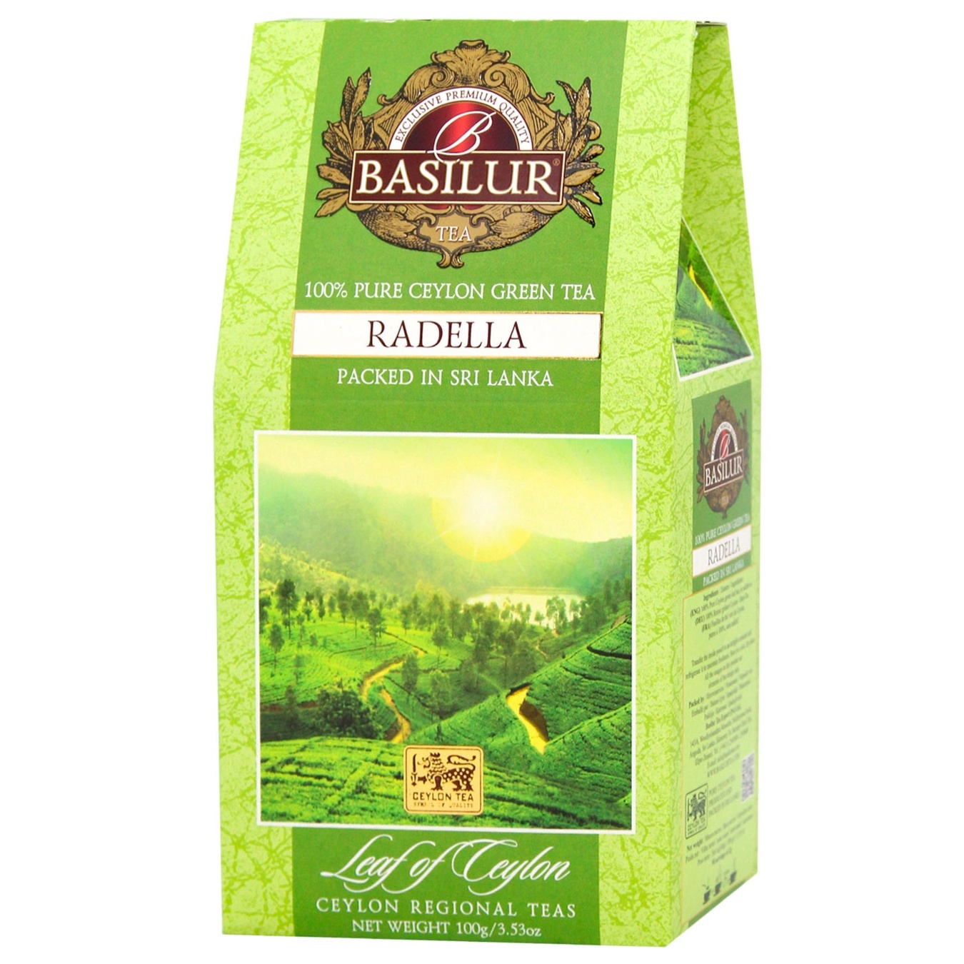 

Чай Basilur Radella Лист Цейлона зеленый 100г