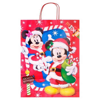 Пакет бумажный Disney 26x12x34,5см - купить, цены на Auchan - фото 3